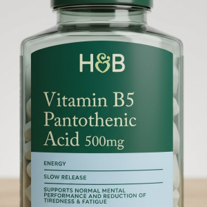 H&B Vitamin B5 Pantothenic Acid 500mg