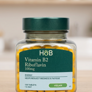 (H&B) Vitamin B2 Riboflavin 100mg